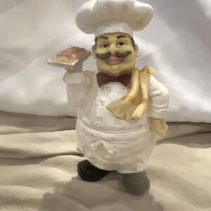 chef figurine tray holding great condition Italian